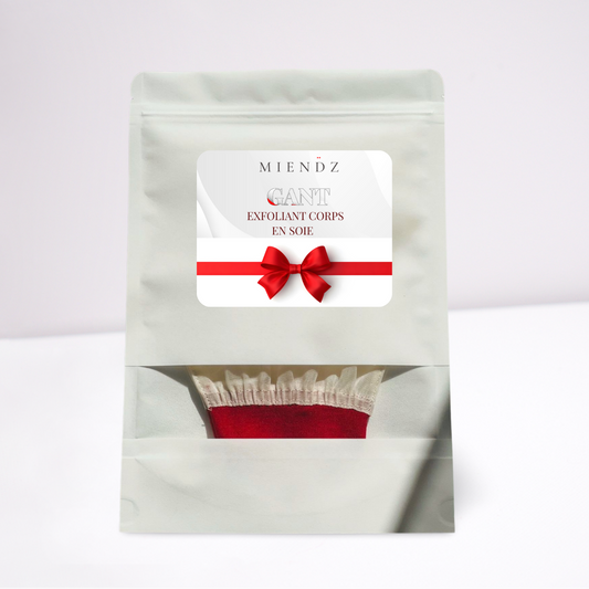 Gant exfoliant en soie – Soin corporel doux et efficace